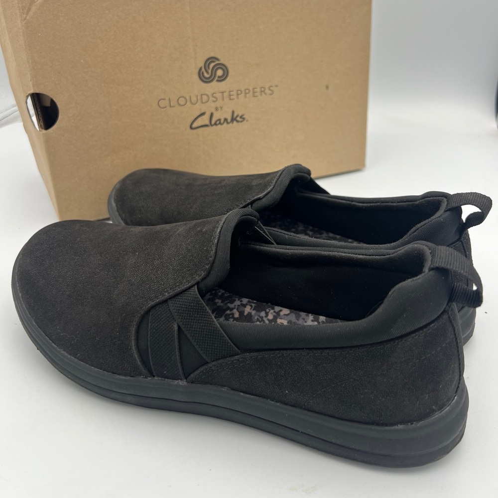 Clarks CLOUD STEPPERS Breeze Bali Women’s Size 7W EU 37.5 Black. Comfort Shoe - Picture 5 of 15